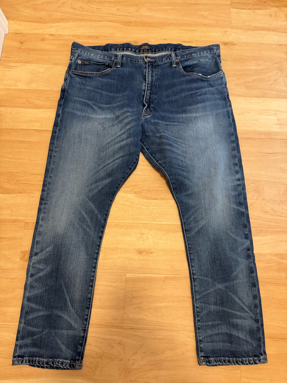 Polo Ralph Lauren The Sullivan Slim Mid Wash Blue Jeans Size 40 x 30